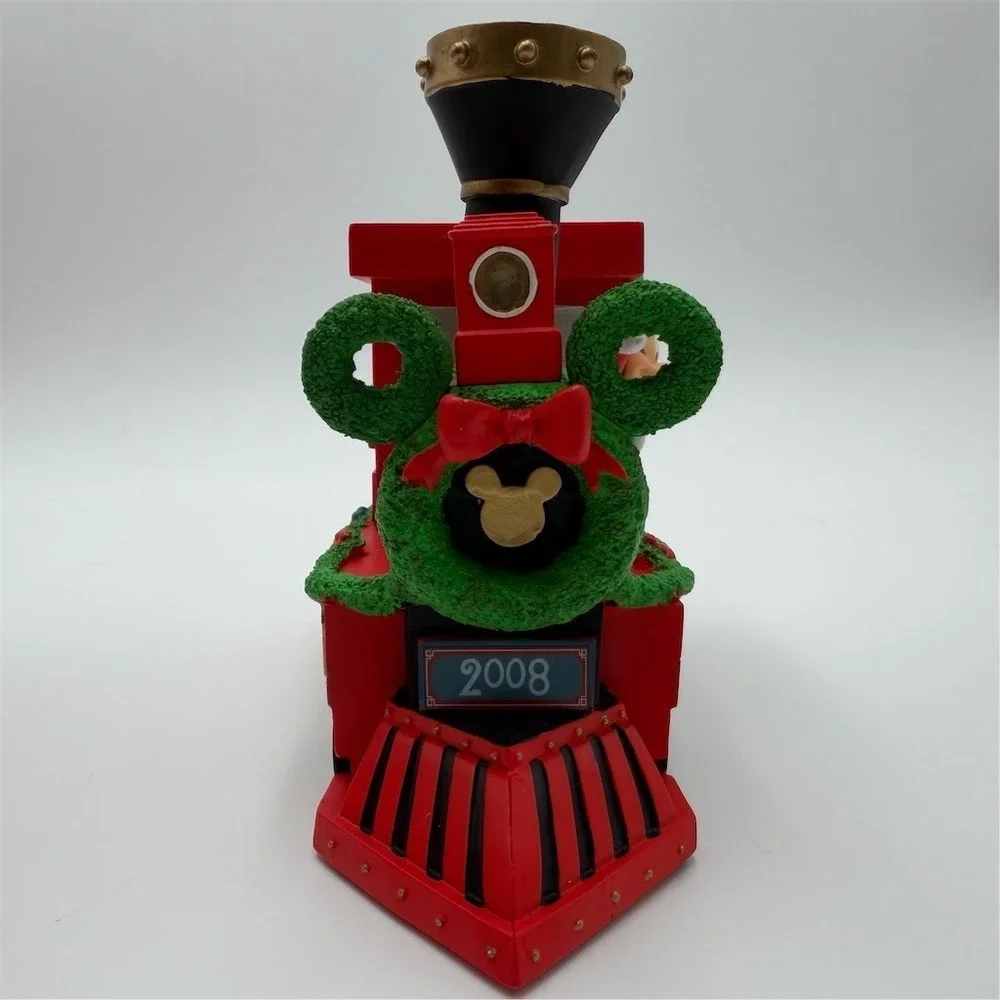 Disney Magical‎ Holidays 2008 Light-Up Train Engine Figurine Mickey w/ Box
